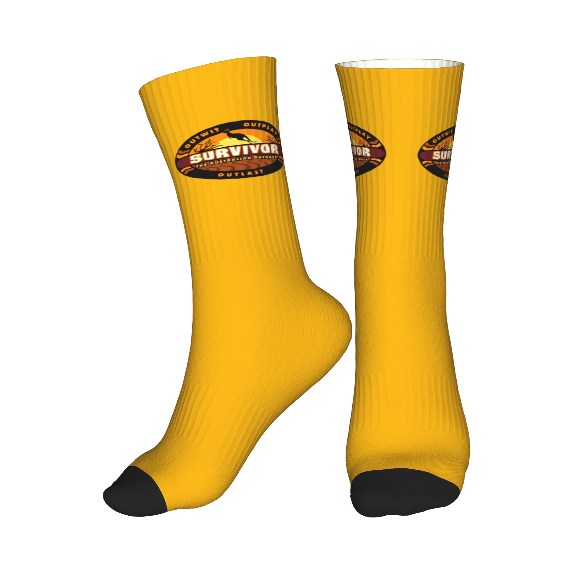 Dress Sock Men - Grappige heren avontuurspel tv-show Survivor Dress